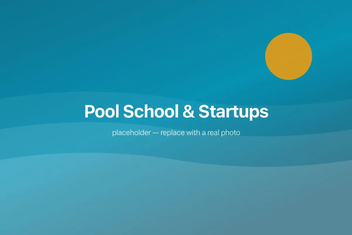 Pool equipment being explained to a new owner